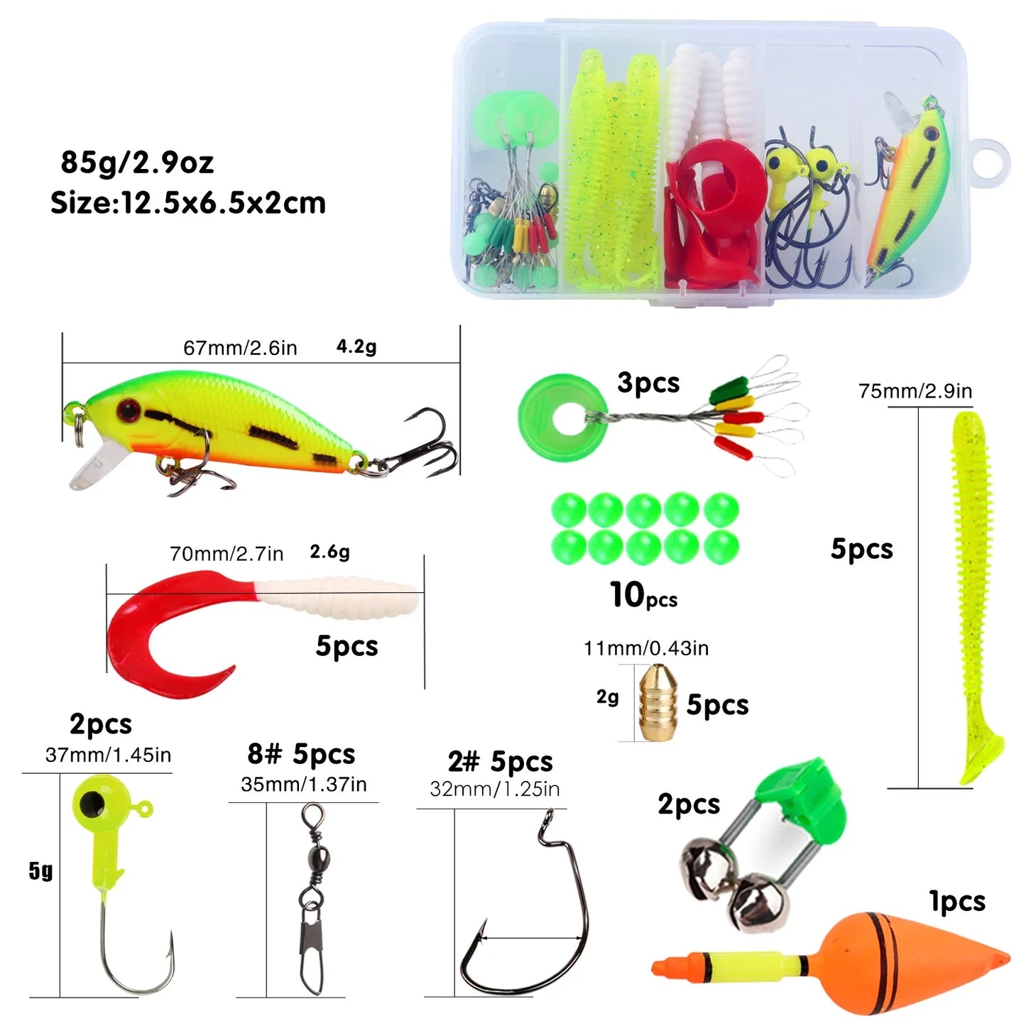 Sougayilang Fishing Rod and Reel Combo Set Spinning Fishing Reel and Spinning Rods Fishing Line Lure Bag Hooks Float Full Set