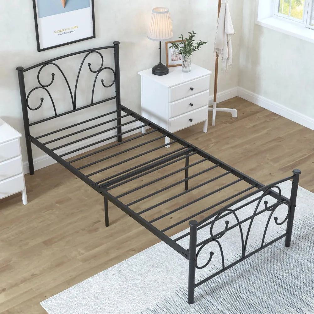 2023 New Yoneston 14" Heavy Duty Metal Platform Bed Frame