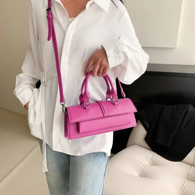 Luxury Designer Women's Shoulder Bags Top Brand Purse And Handbag Quality Leather Crossbody Bag Fashion Women Short Handle Totes