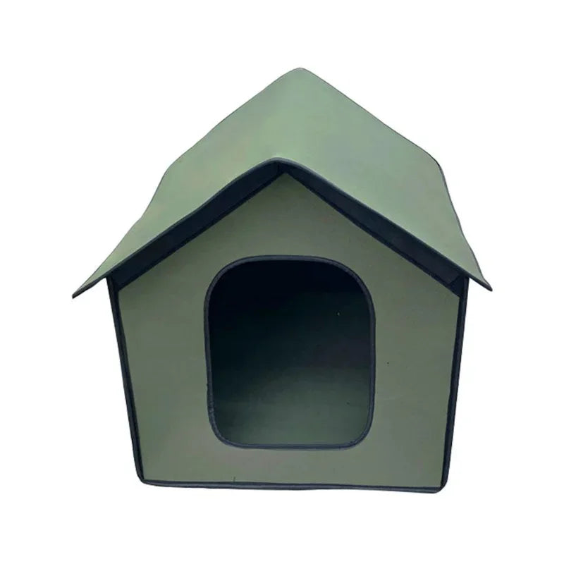 Waterproof Cat House Removable  Dog Cage   Foldable Dog Bed  Outdoor Enclosed Warm Dog Kennel  House for Dogs Cats  Pet Supplies