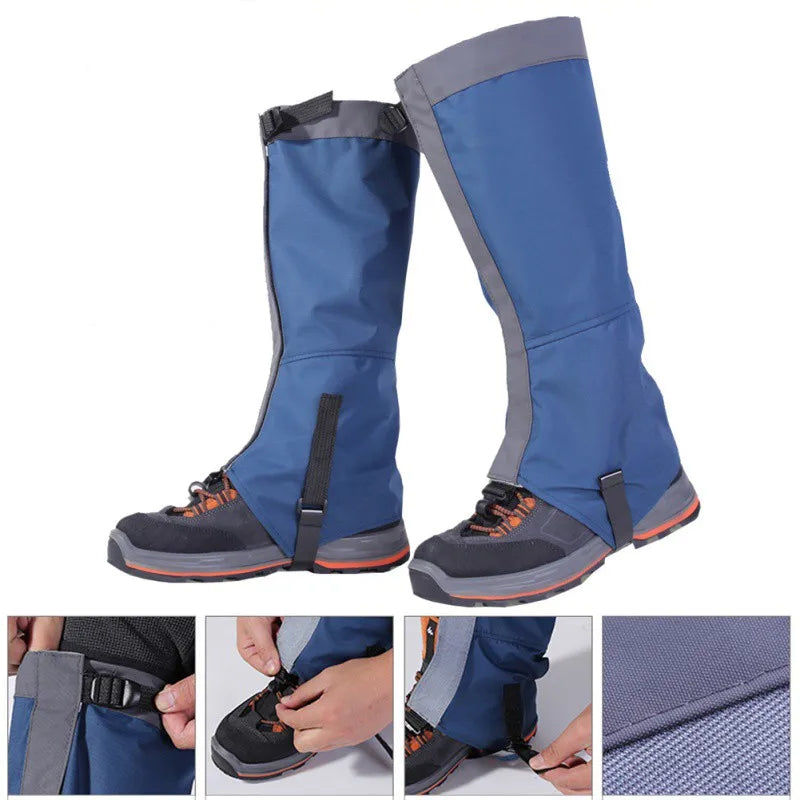 Unisex Leg Protector Hiking Ski Boot Travel Shoes Winter Waterproof Snow Leg Gaiters Protection Outdoor Hunting