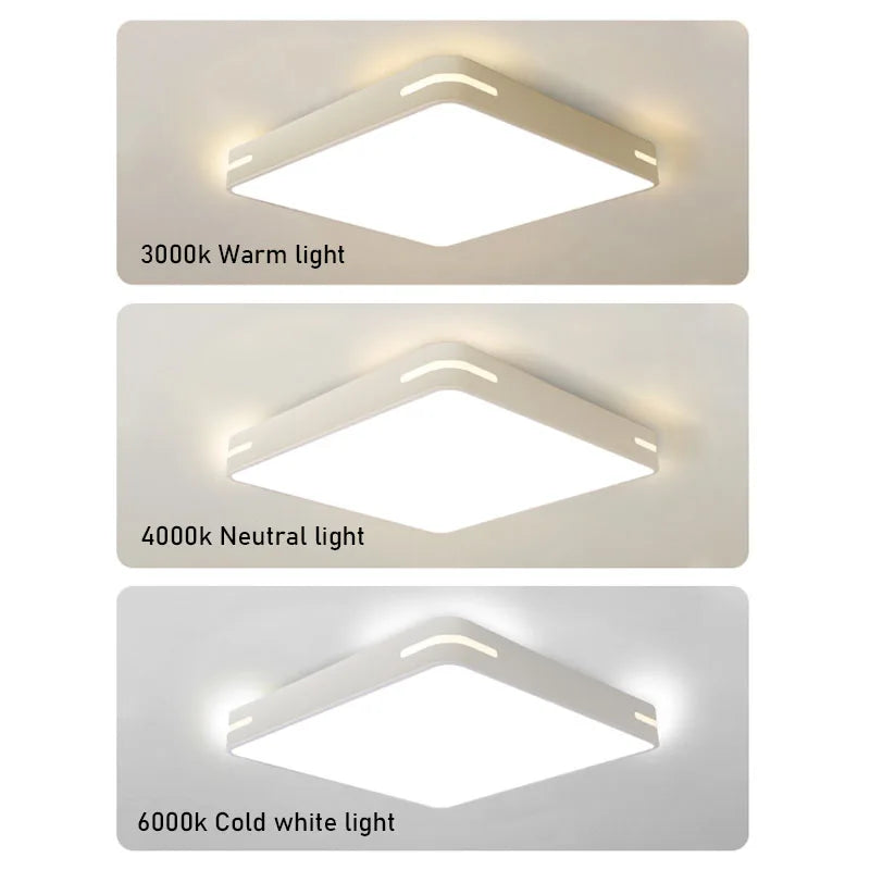 Ceiling Light LED Ultra-thin Bedroom Lamp Nordic Household Minimalist Modern Kitchen, Study, Balcony, Room Living Indoor Fixture