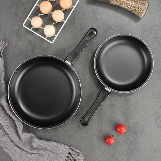 20/25/30cm Frying Pan Cooking Pot Non Stick with Heat Resistant Riveted Handle Large Egg Frying Pan for Gas &amp Induction Hob