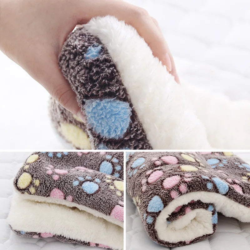 Big dog bed Soft Blanket Flannel Sleeping Pad Dog big Bed Thickened Pet Soft Fur Pad Blanket Mattress Home Warm Carpet Warm