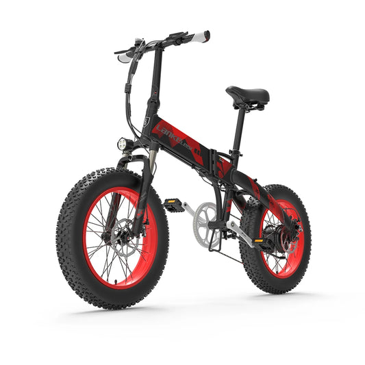 X2000 Folding Electric Bicycle Mens Mountain Bike 48V 12.8AH 1000w ebike Snow Electric Bike 20inch Max 38m/h Cycling E Bike