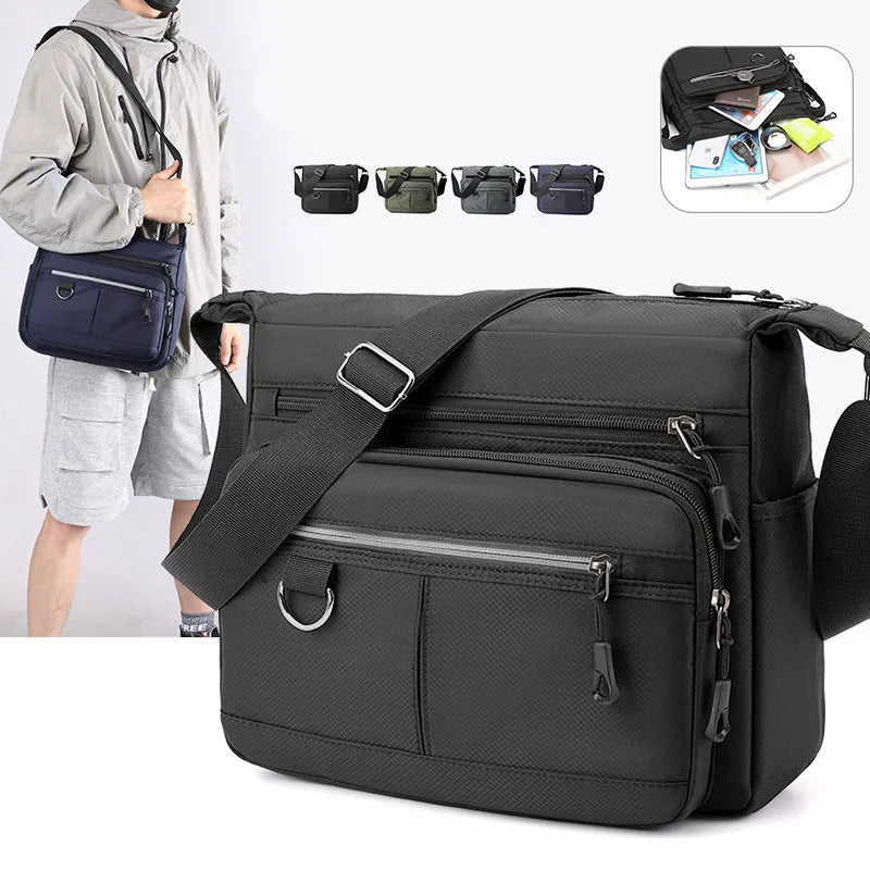 2023 New Shoulder Men's Bag Waterproof Oxford Luxury Design Crossbody Handbag Large Capacity Messenger Bags for Men