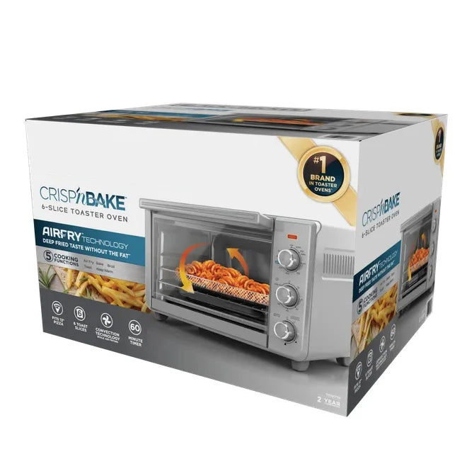 6-Slice Crisp 'N Bake Air Fry Toaster Oven, TO3217SS