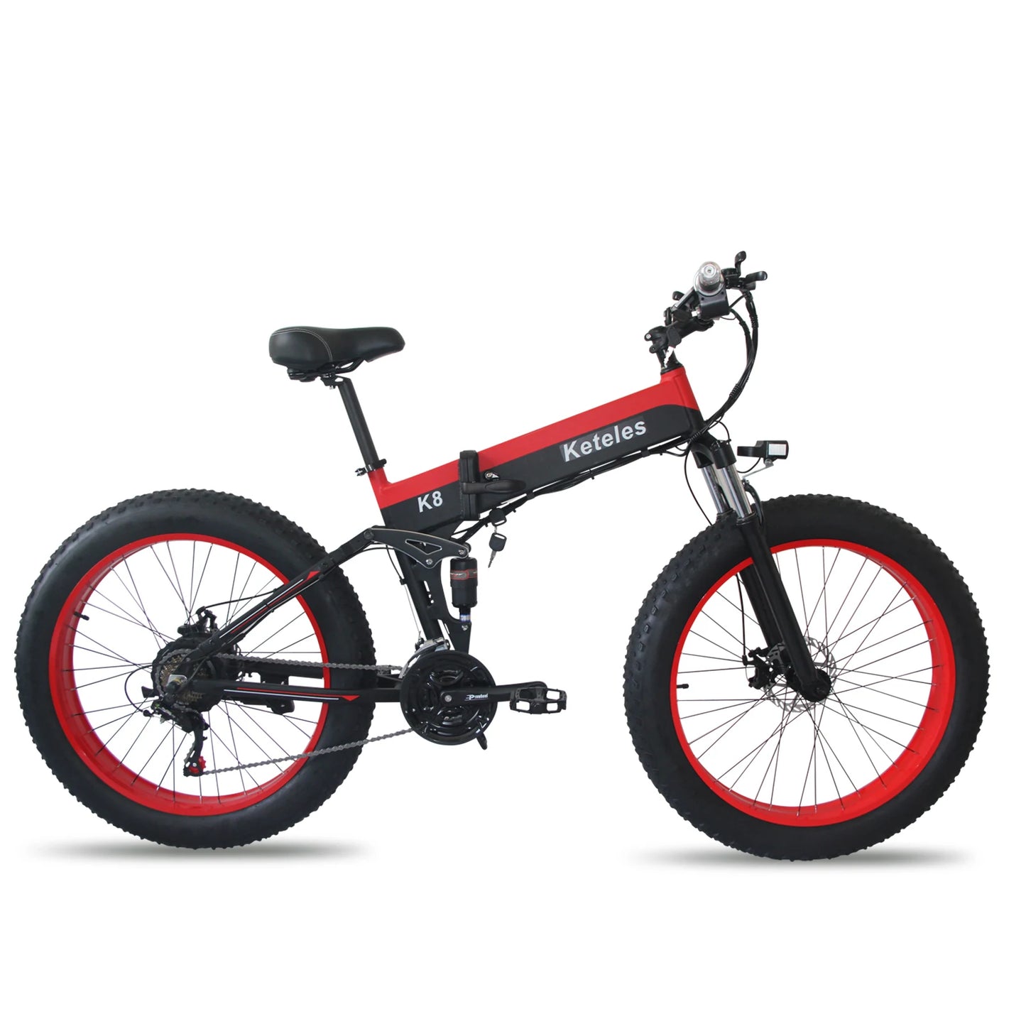 1000W 15AH EU Stock E-Bike Free Shipping 26 inch Fat Tire Folding E-Bike EU Warehouse Foldable Electric Bike