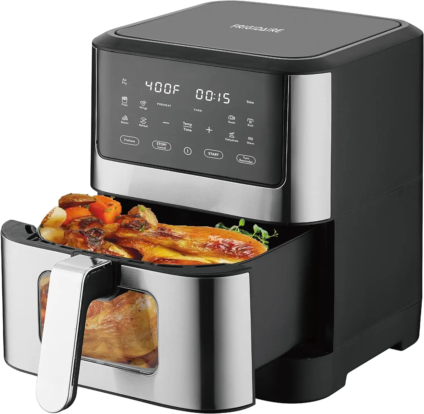 6L Easy-to-Use Digital Air Fryer, 8.2qt, Black Mini deep fryer Deep fryer Airfryers