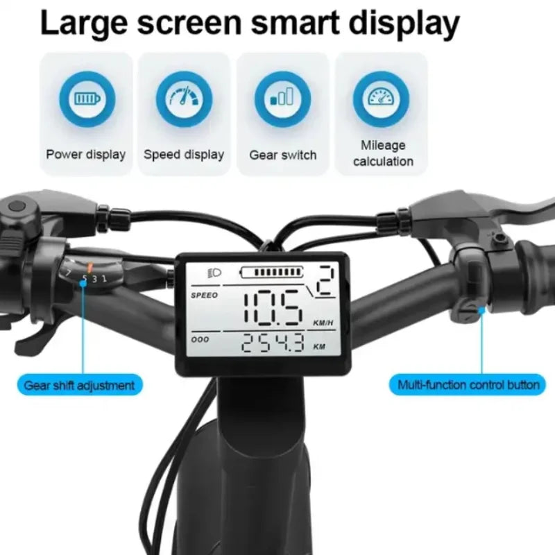 48V 750W High Power Men's  Mountain Electric Ebike  Pedal Assist Electric Battery Cycle Foldable Adult Electric Bike