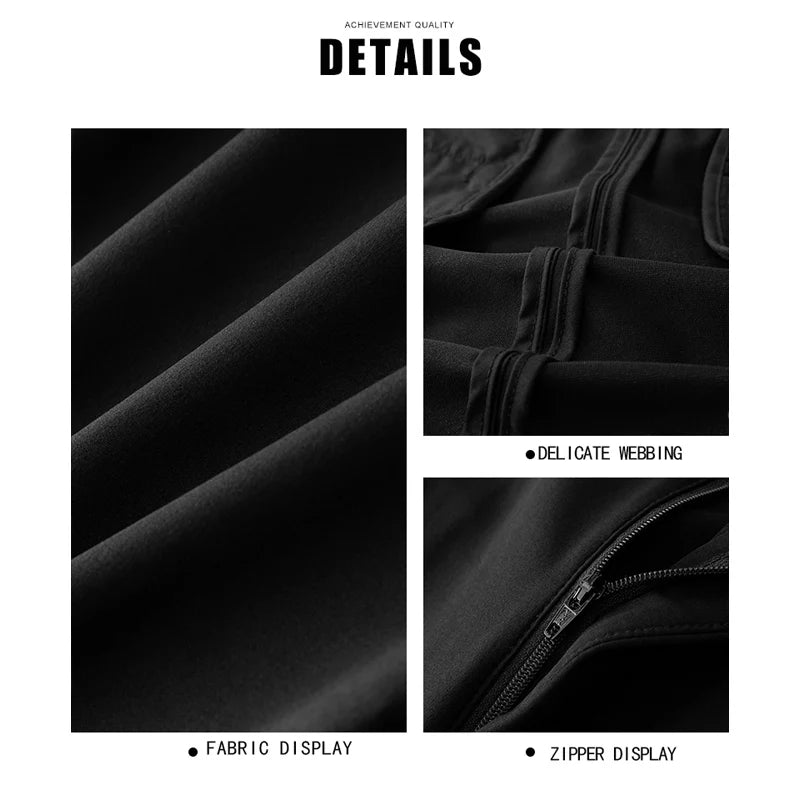 BROWON 2023 Autumn Winter Men Clothing New Smart Casual Elastic Waist Pants Thick Soft Skin Straight Anti-wrinkle Trousers Male