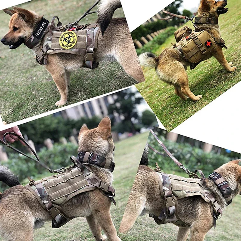 Vest Tactical Harness Medium Dogs Small Training Dog Release Military Padded Set Harness Quick Pet Large Dog For Training