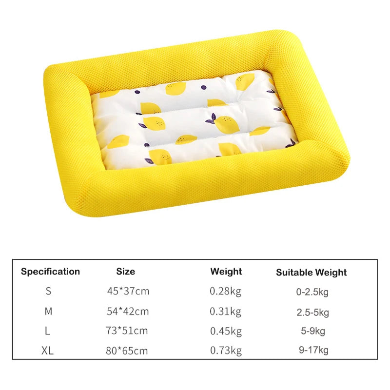 FAST SHIPPING Dog Mat Cooling Summer Pad Mat Universal Pet Bed Ice Pad Dog Sleeping Nest For Dogs Cats Pet Kennel FOR VIP