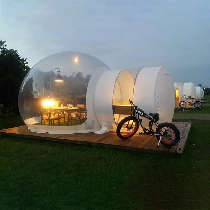 Resort Hotel Air Bubble Transparent Star Room Balloon Party Ideas Commercial Transparent Dome Inflatable Bubble House