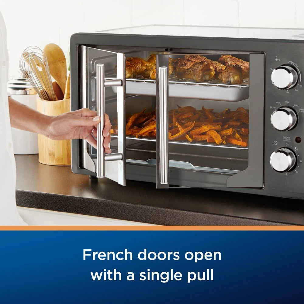 French Door Air Fry Countertop Toaster Oven