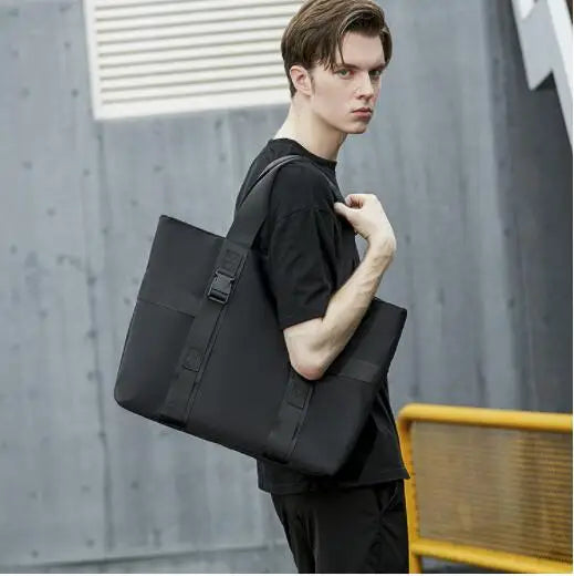 Men's Handbag Japanese Tote Bags Cloth Fashion Shoulder Bags For Man 2023 Luxury Designer Large Student Black Male Casual Bag 가방