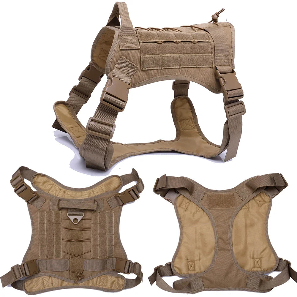 Vest Tactical Harness Medium Dogs Small Training Dog Release Military Padded Set Harness Quick Pet Large Dog For Training