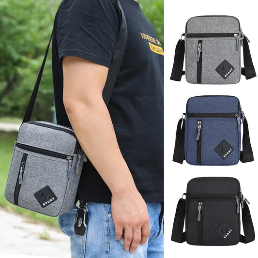 2022 Men's Messenger Bag Crossbody Shoulder Bags Men Small Sling Pack For Work Business Waterproof Oxford Packs Satchel Purse