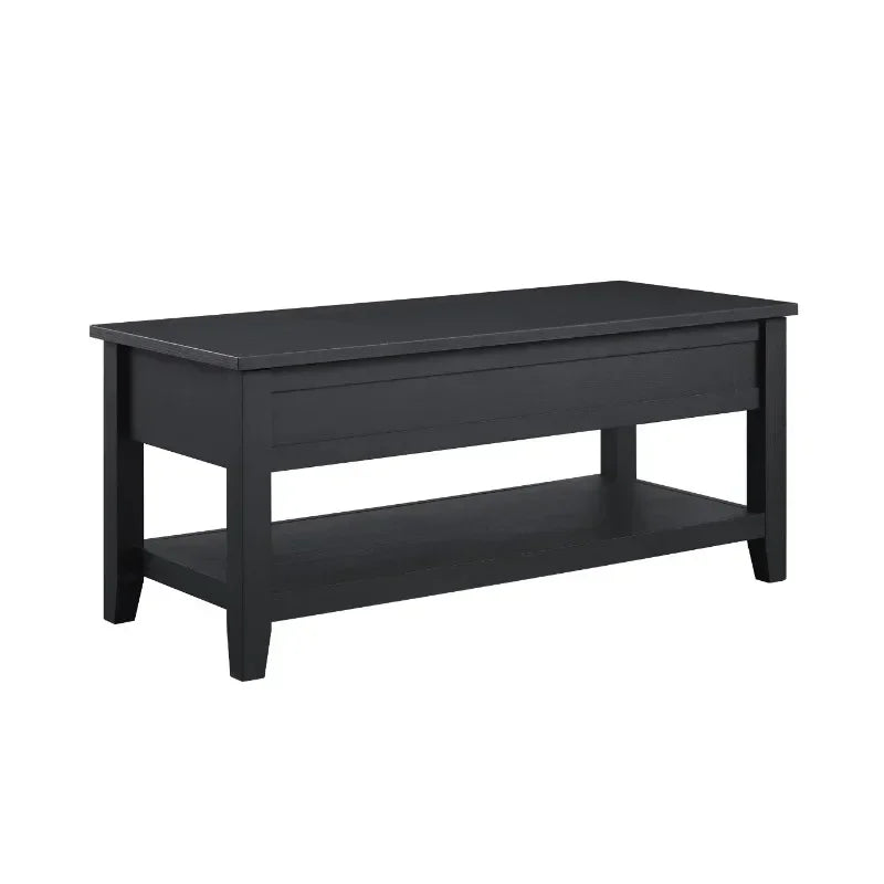 Mainstays Lift Top Coffee Table with Storage Shelf, Blackwood