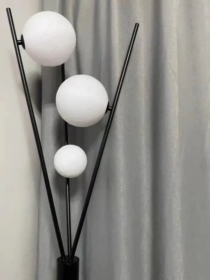 Modern Led Floor Lamp 3D Moon Iron Tripod Floor Lamps For Living Room Bedroom Loft Study Decor Light Nordic Table Standing Lamp