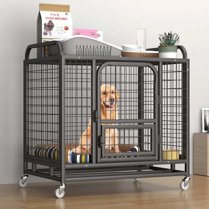 Factory Wholesale High Quality 2.0cm Strong Stainless Steel Pet Kennel Dog Cage