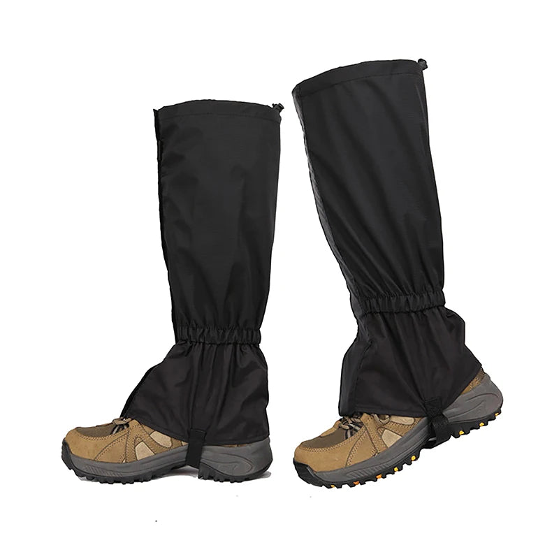 2Pcs Outdoor Waterproof Leg Gaiters For Hiking Camping Climbing Skiing Desert Boots Shoes Snow Gaiters Legs Protector